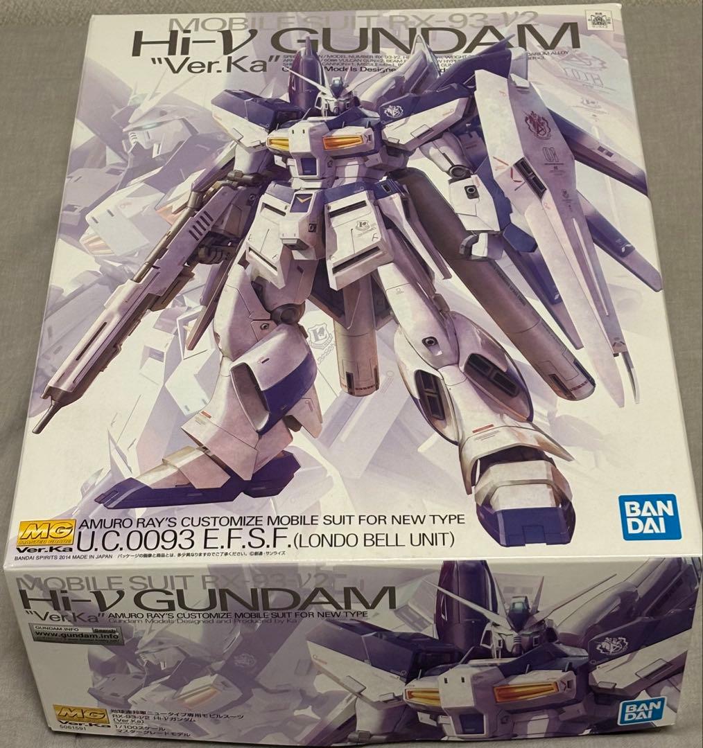 【新品未開封】MG hi-νガンダム \"Ver.Ka\" 1/100 RX93ν2