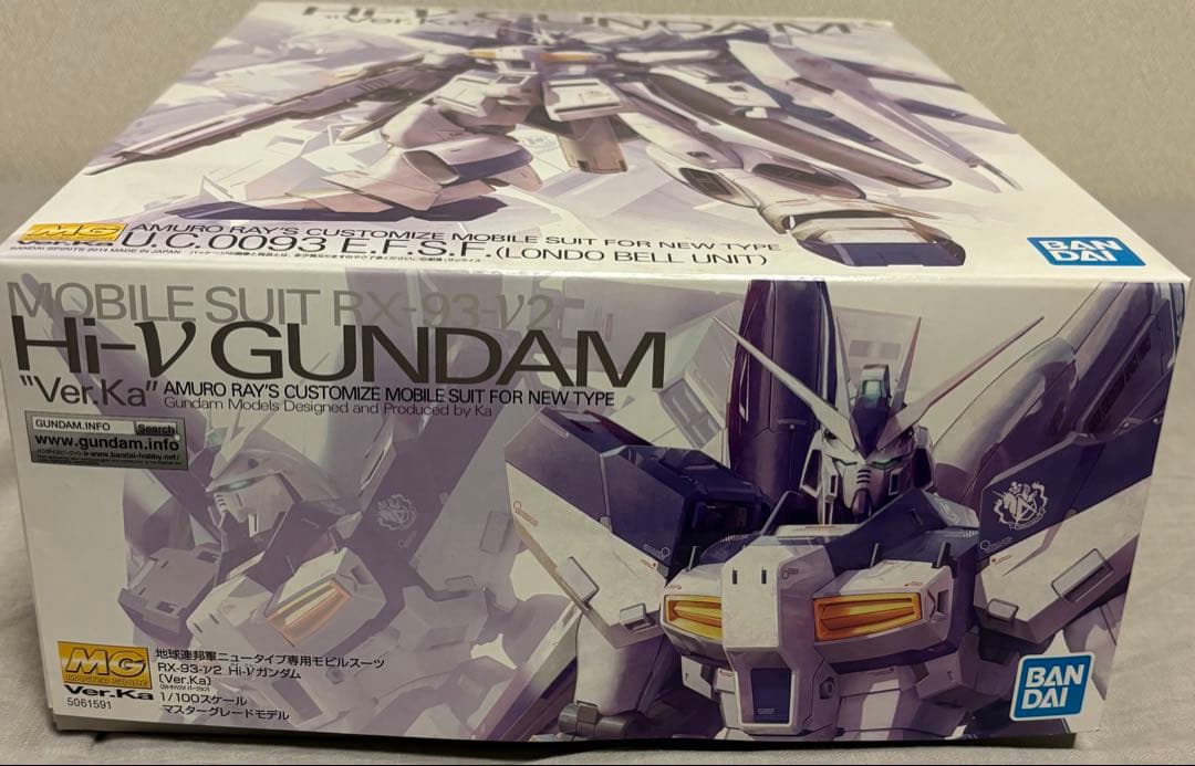 【新品未開封】MG hi-νガンダム \"Ver.Ka\" 1/100 RX93ν2