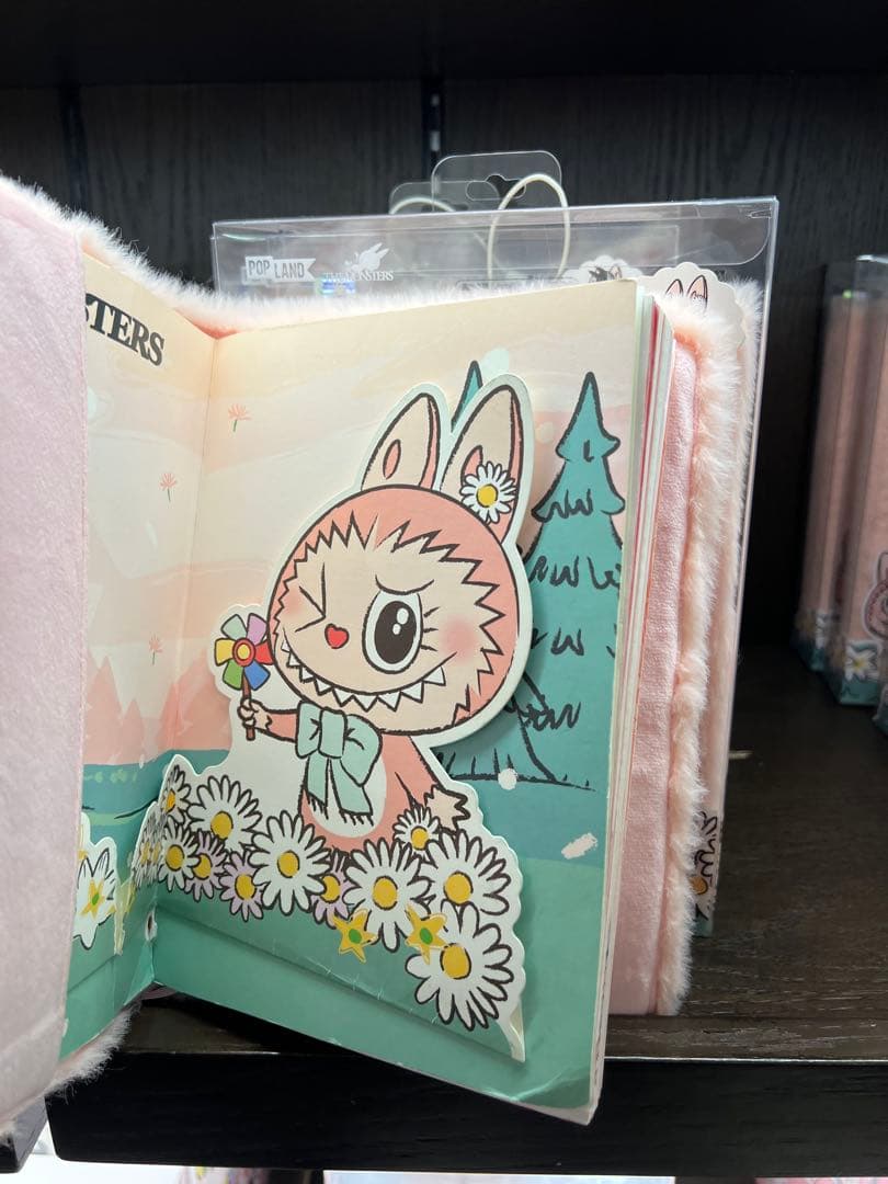 北京　ポップランド限定　ラブブ　モココ　手帳セット