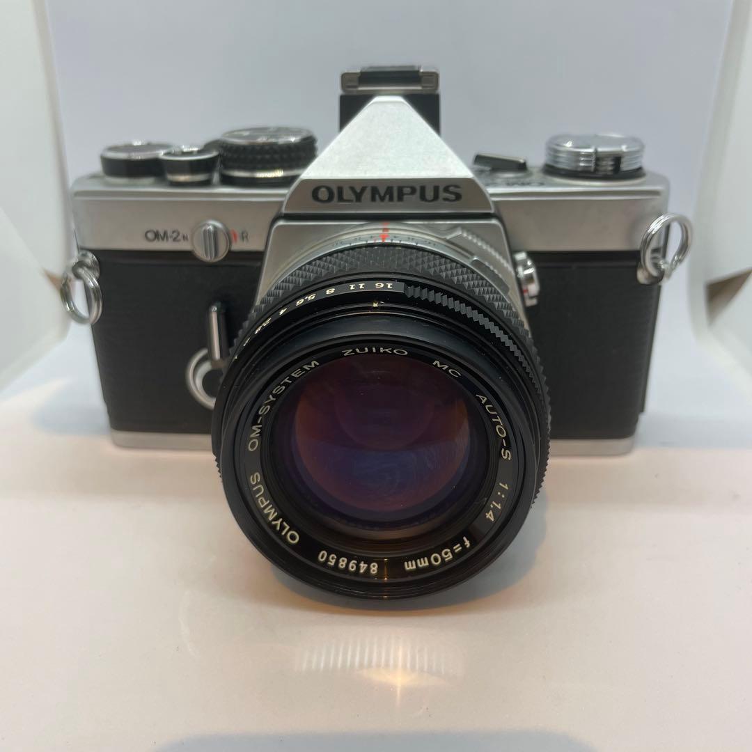 【動作品】 ケース付 Olympus OM-2 N 50mm f1.4