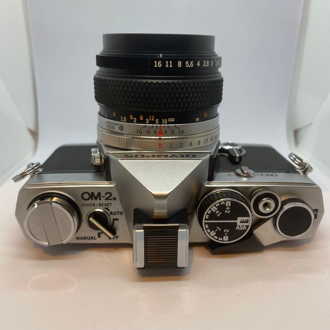 【動作品】 ケース付 Olympus OM-2 N 50mm f1.4