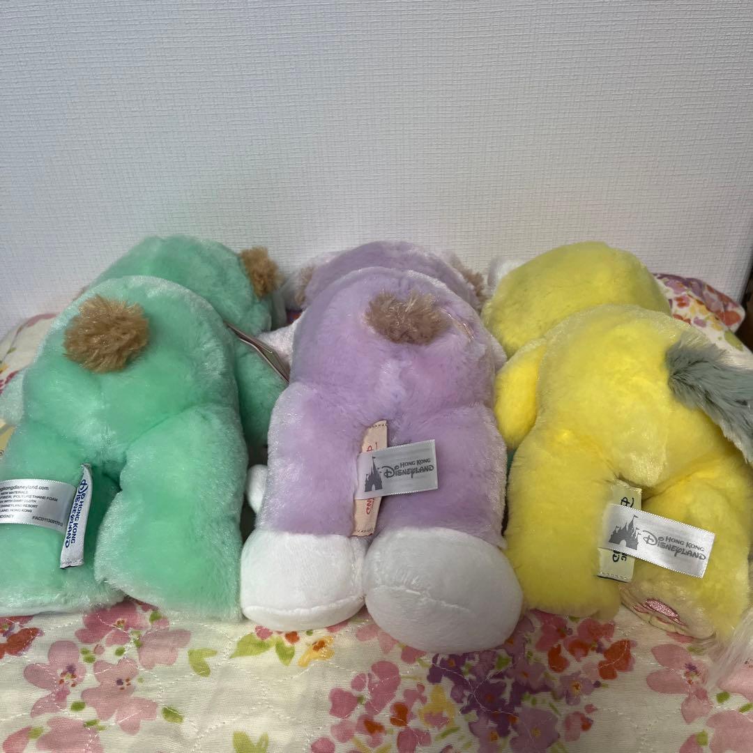 新品未使用　ダッフィー　ジェラトーニ　シェリーメイ　香港ディズニー　ぬいぐるみ