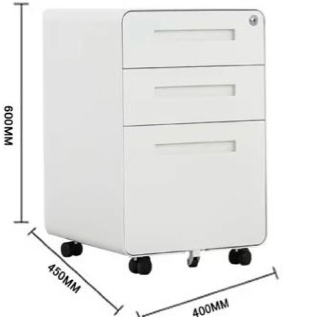 未使用 MTLESデスク ワゴン デスクキャビネット