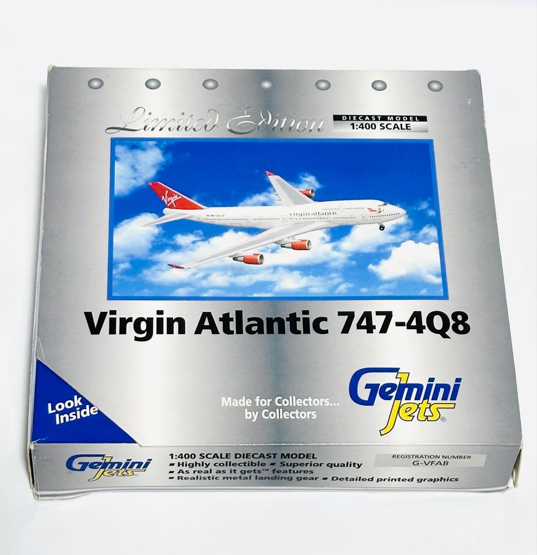 Gemini 1/400 747-4Q8 Virgin Atlantic航空