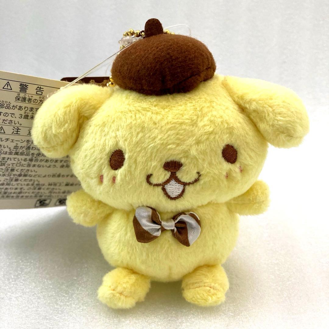 ポムポムプリン ぬいぐるみ マスコット キーホルダー ショコラ ナカジマ