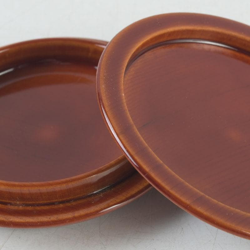 茶道具　飛騨春慶塗　一位細工　古渓堂　香合　箱付　V　9677