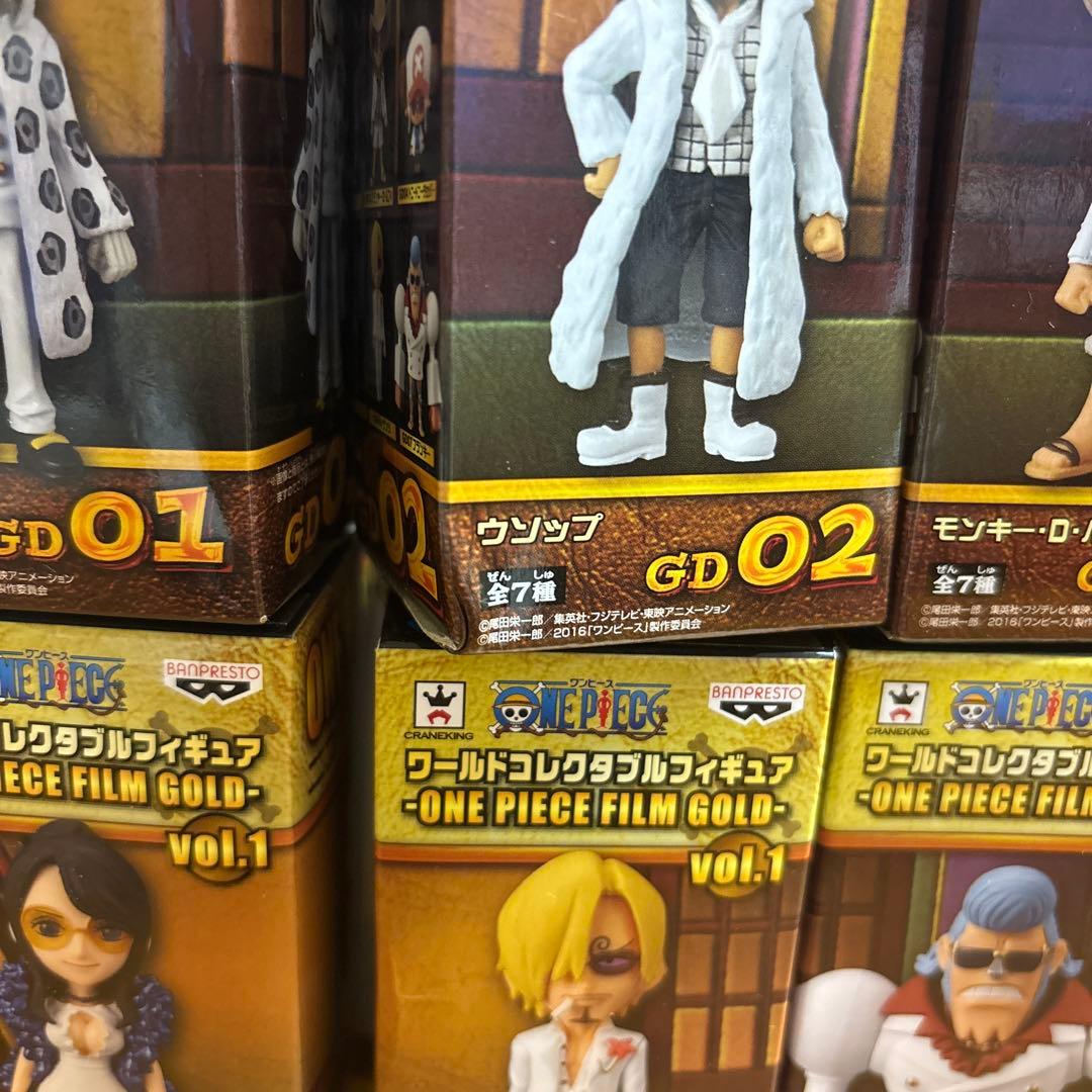 新品　ワンピース FILM GOLD ワールドコレクタブル　フィギュア　ワーコレ