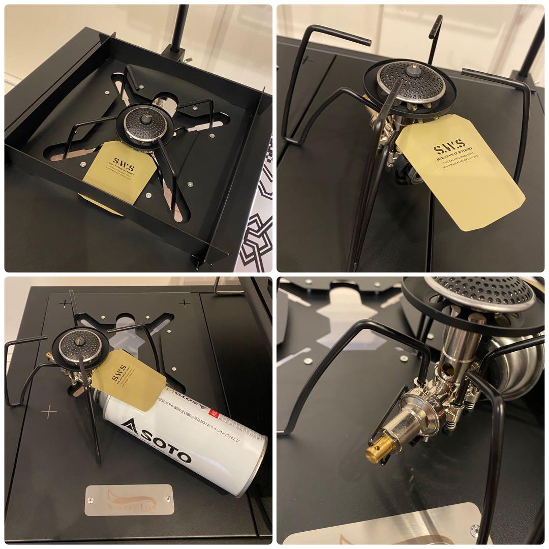 Ｅ*☆様 新品IGT規格6点SET テーブル/バーナー/アクリル天板/ライト/ラ