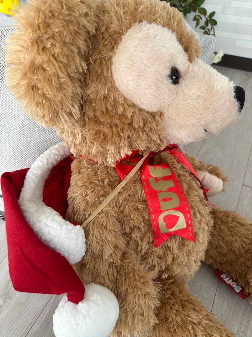 初期クリスマス限定ダッフィー特大ぬいぐるみディズニー完売レア限定ディズニーランド