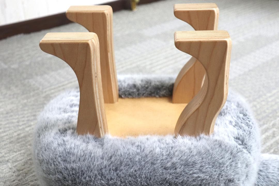 匠工芸アニマルスツール　フォックスグレー(S)