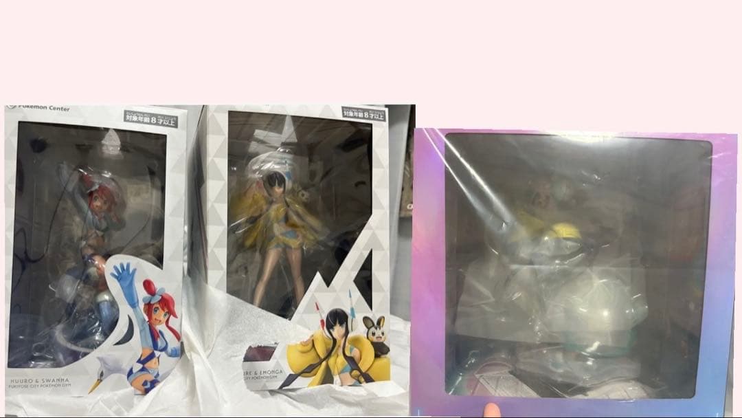 ポケモン　フィギュア　カミツレ、フウロ、ナンジャモセット！