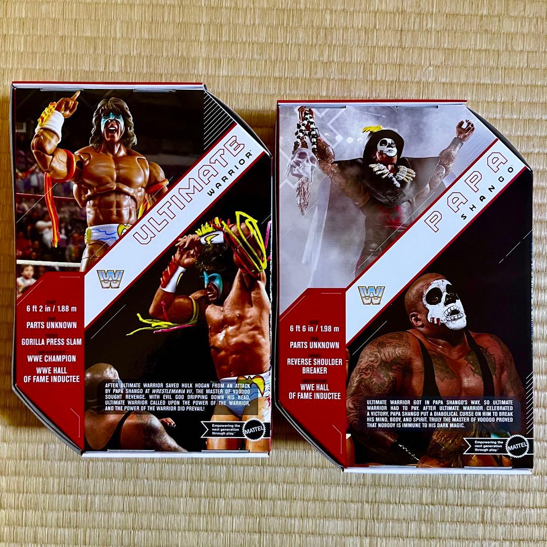 最安値 WWE アルティメットウォーリアー パパシャンゴ マテル フィギュア