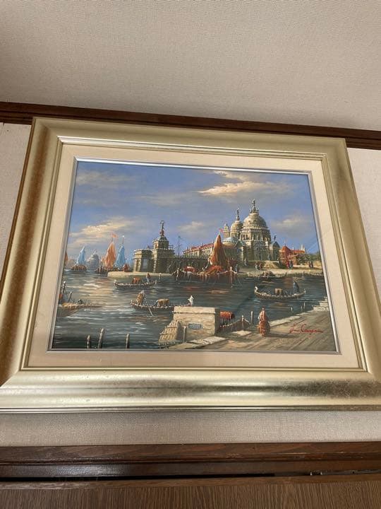 油絵　絵画額縁/抽象画/静物画/油彩画/油絵/風景画/額装/原画