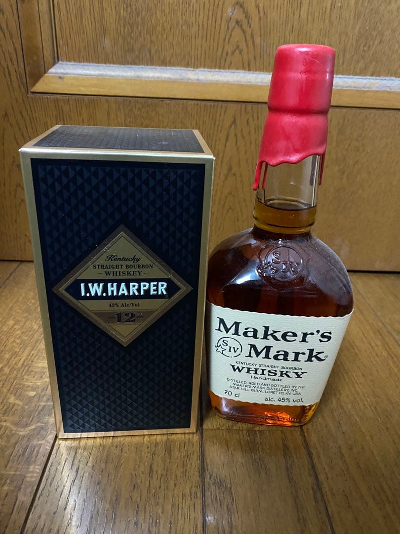 I.W. Harper 12年 & Maker's Mark セット