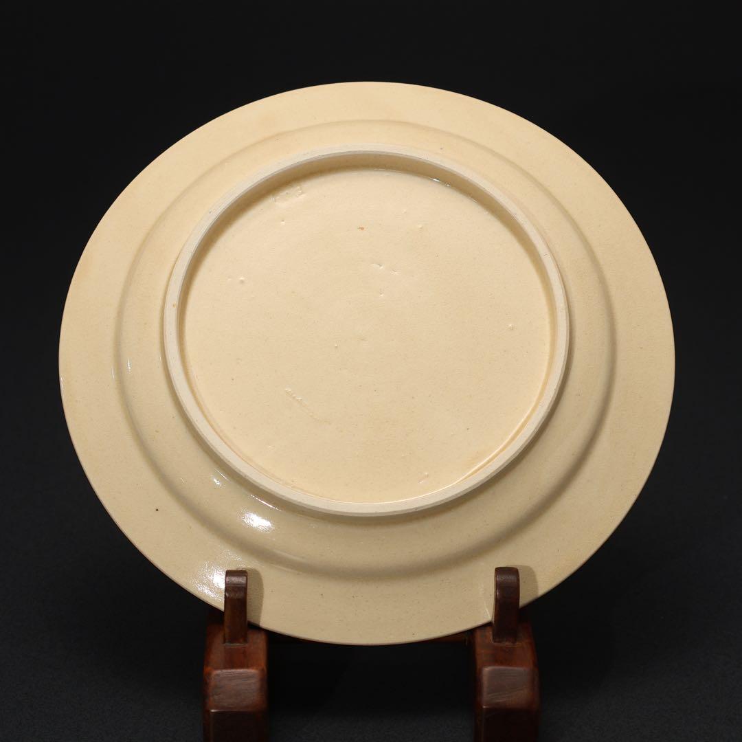 京薩摩　錦光山　秋草図皿10枚組　∅17cm　骨董　R1571ダN2