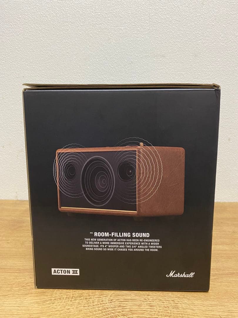 ⭕️極美品。国内正規品⭕️Marshall スピーカー ActonⅢ ブラウン。