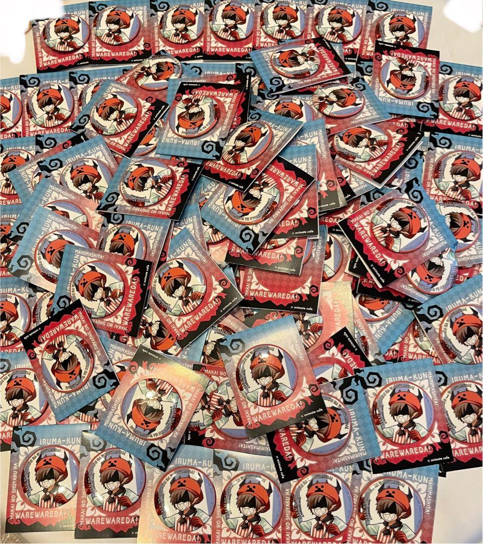 魔界の主役は我々だ　ボンベ・ゾム　アニメイトカフェ　台紙付き　缶バッジ　150個