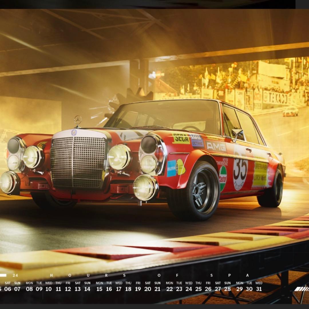 【新品未開封】メルセデスベンツ-AMG 2024年 カレンダー ドイツ製