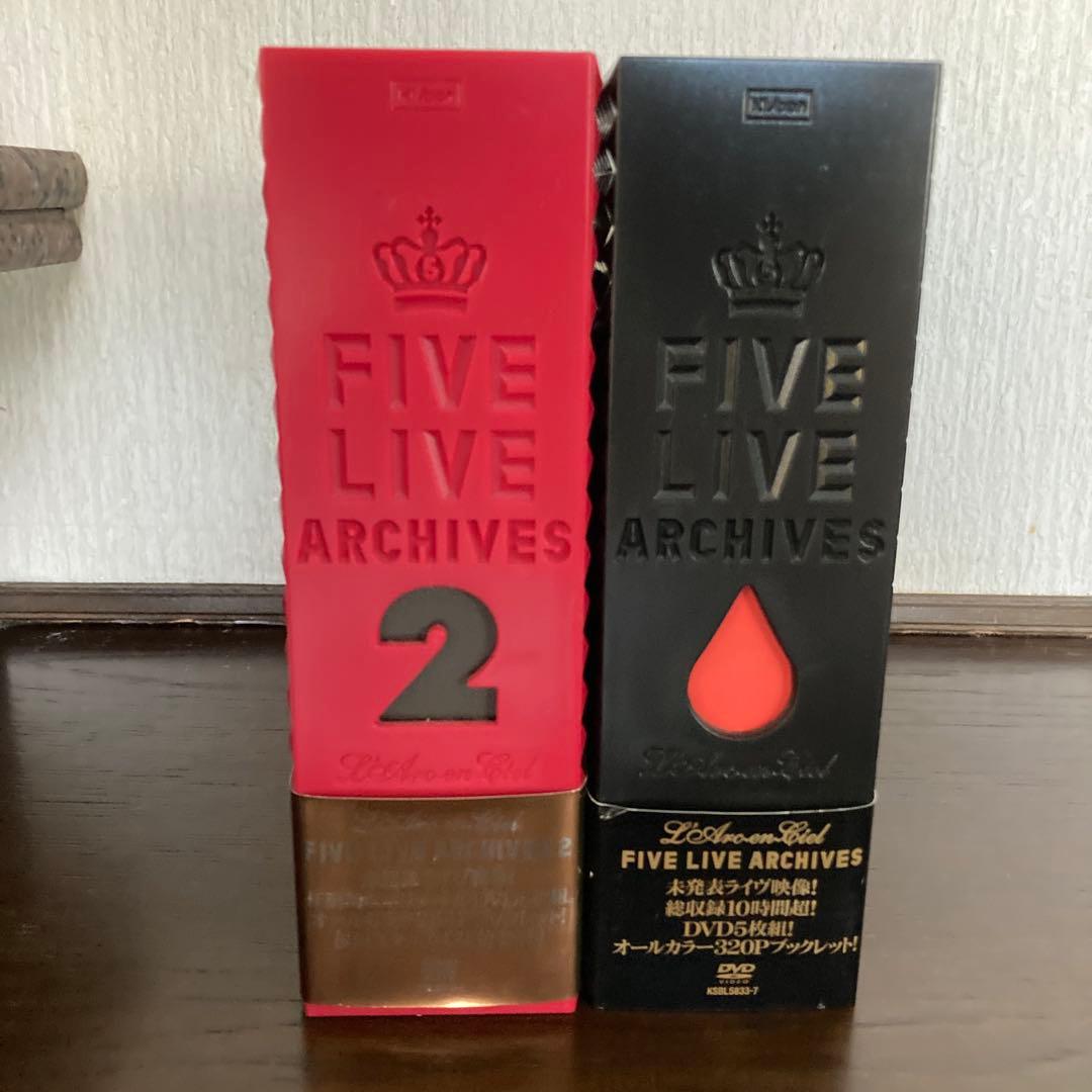 【美品】L'Arc~en~Ciel FIVE LIVE ARCHIVES