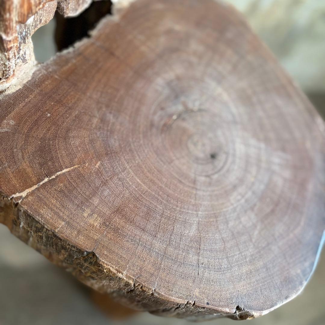 天然木　切り株 丸太 無垢材チェア　ヴィンテージ