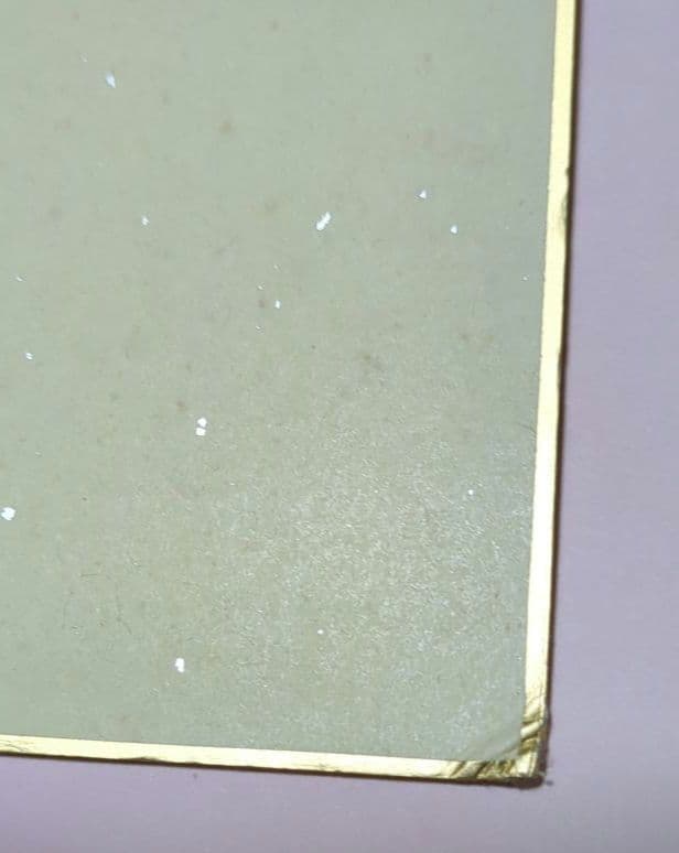 水森亜土　直筆サイン　イラスト　サイン色紙