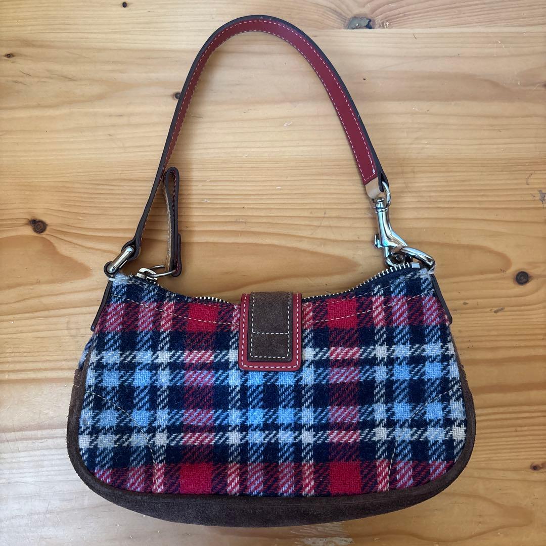 COACH ミニバッグ チェック