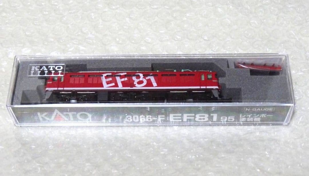 新品 KATO 3066-F EF81 95 レインボー塗装機 1両