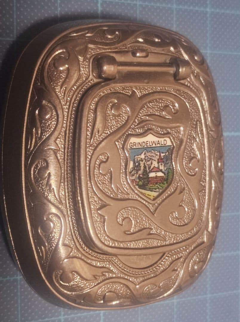 90年代　Ges Gesch ポケット灰皿 スイス　Grindelwald
