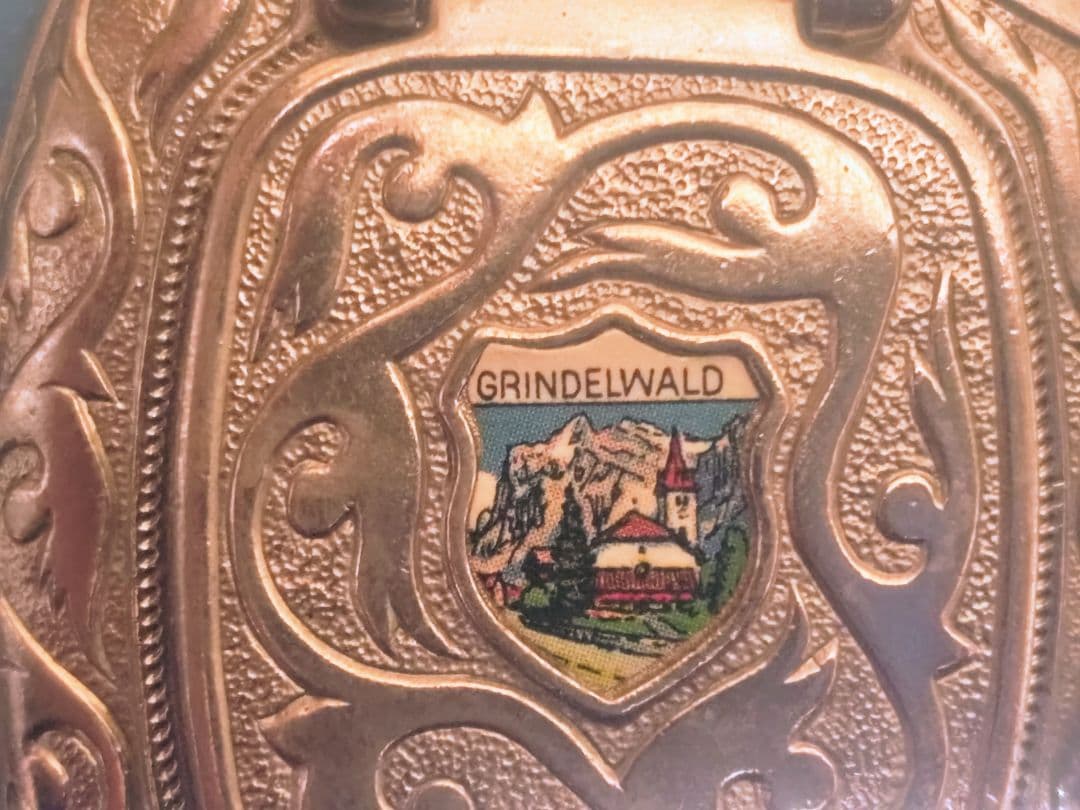 90年代　Ges Gesch ポケット灰皿 スイス　Grindelwald