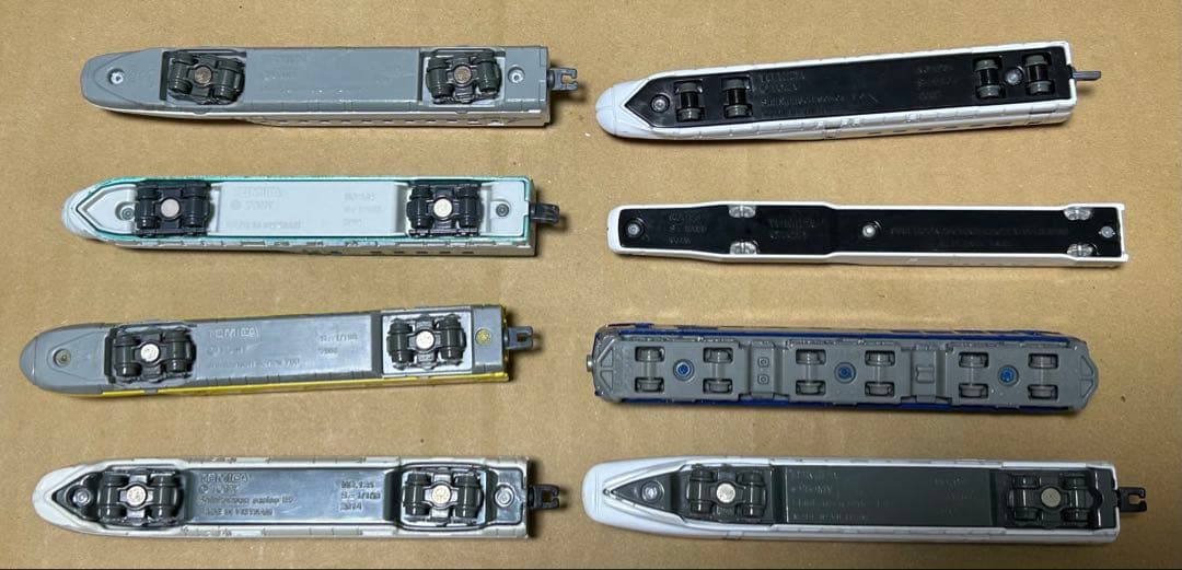 ロングトミカ 新幹線など 鉄道系８種セット