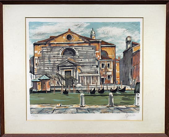 荻須高徳【サンマルクオーラ】リトグラフ