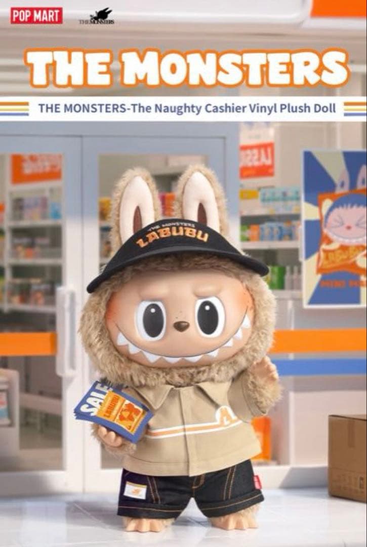 ぬいぐるみ THE MONSTER LABUBU THE NAUGHTY CASHIER