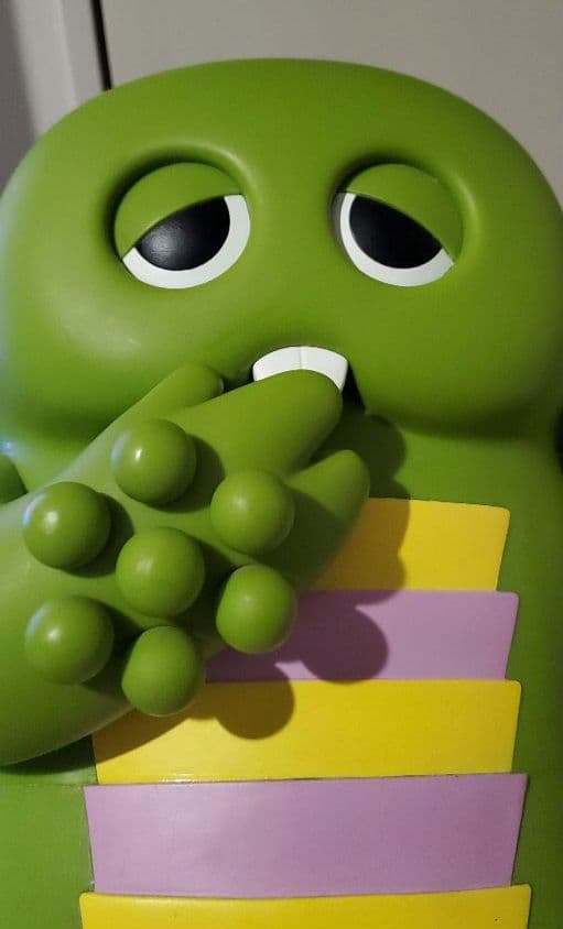 でっかい　ガチャピン　限定　シリアルナンバー付き