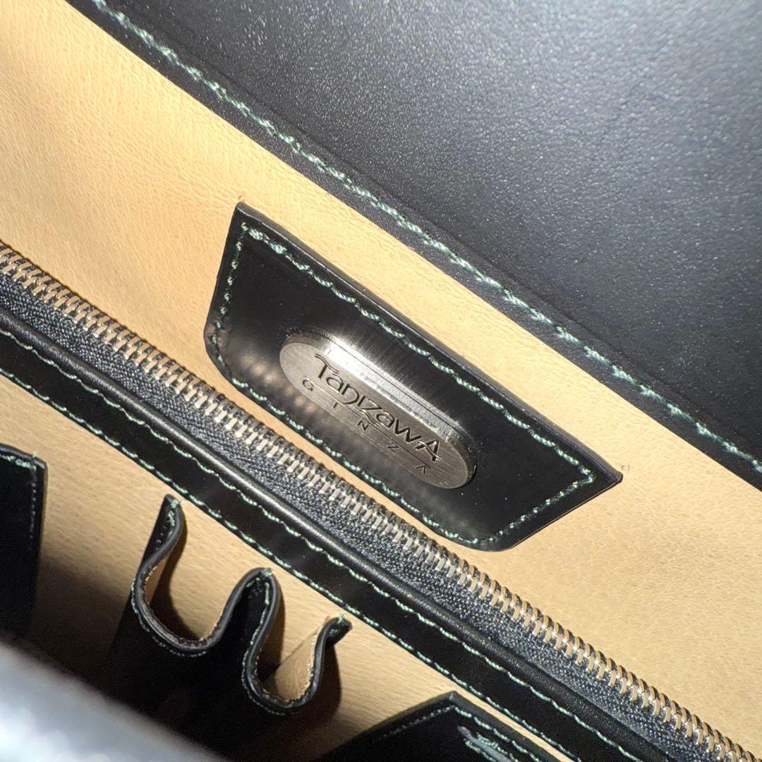 ⭐️新品未使用⭐️ 銀座タニザワ　ブリーフケース　皇室御用達　ビジネスバッグ　黒