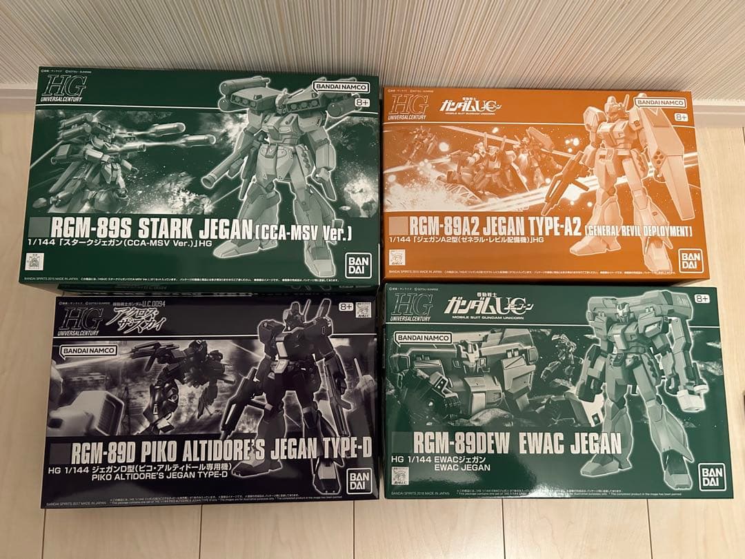 HGUC RGM-89S スタークジェガン　ＣＣＡ-ＭＳＶ Ｖｅｒ　他　４点