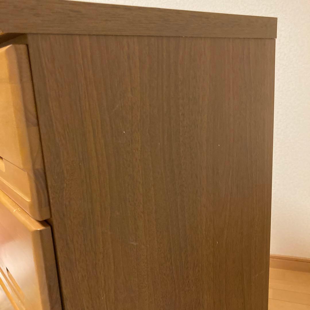 最終値下げ　木製 収納チェスト 6引き出し 約102センチ