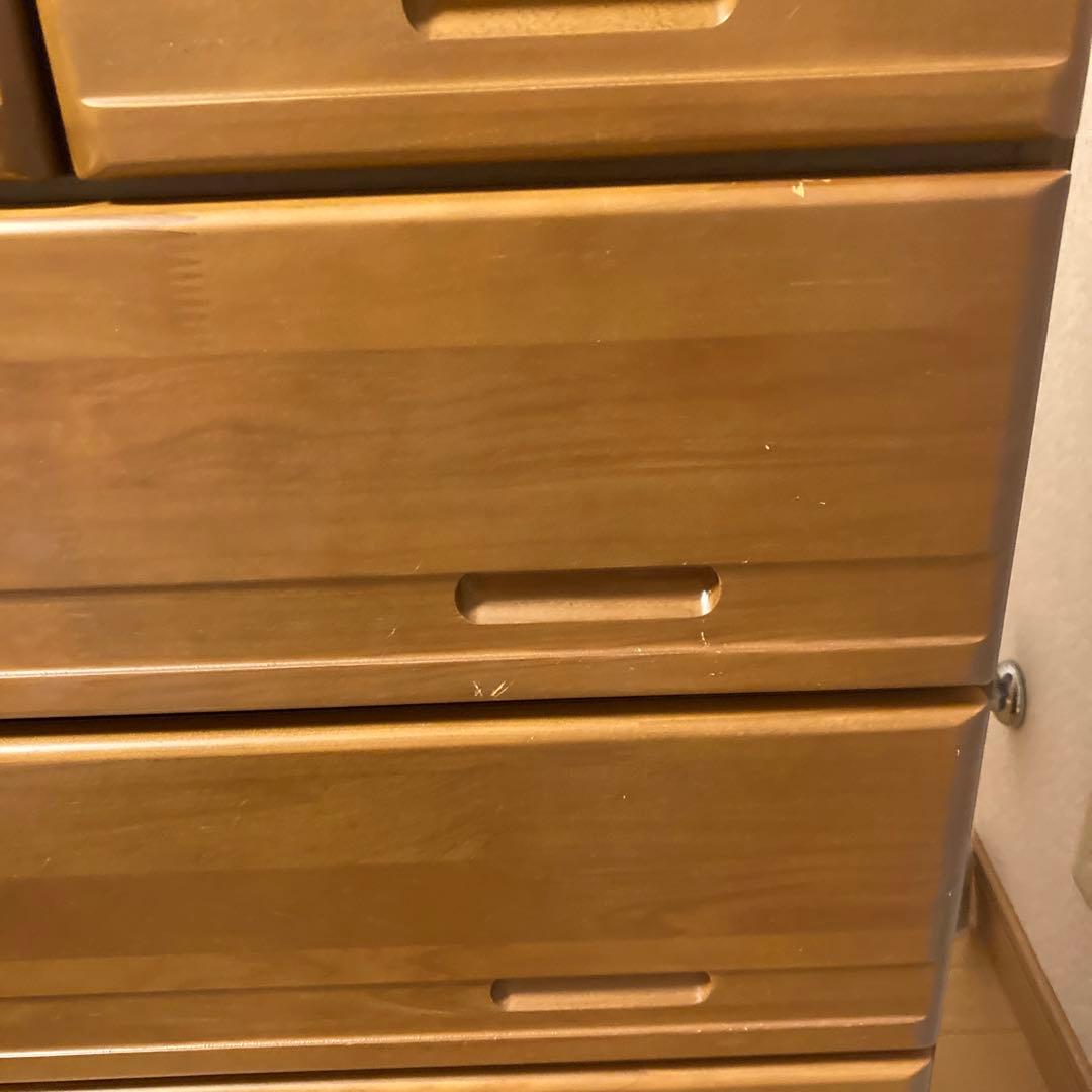 最終値下げ　木製 収納チェスト 6引き出し 約102センチ