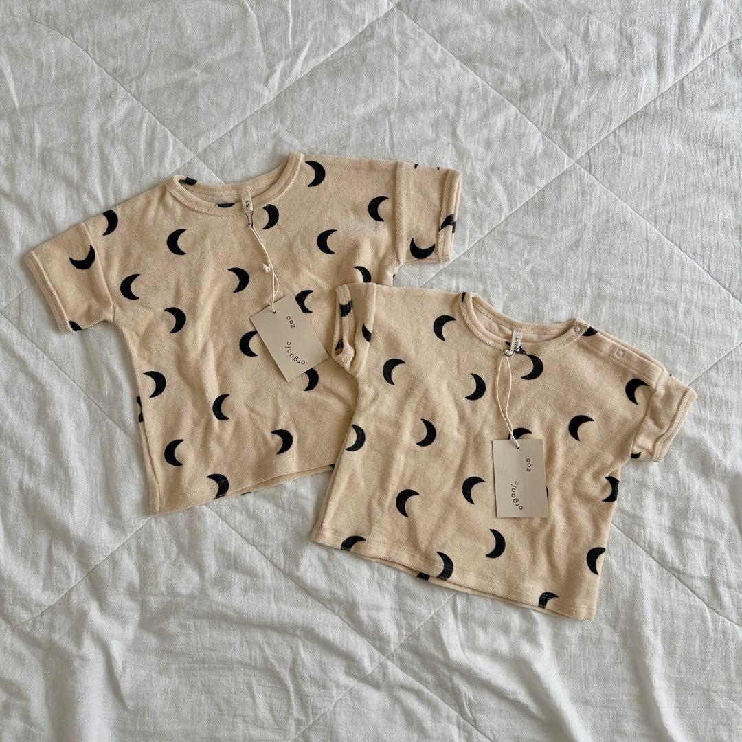 organiczoo 6-12m 1-2y 2枚セット Tシャツ お揃い