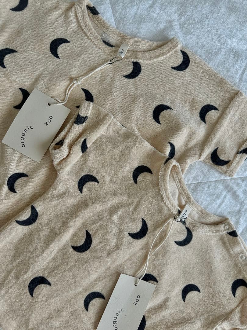 organiczoo 6-12m 1-2y 2枚セット Tシャツ お揃い