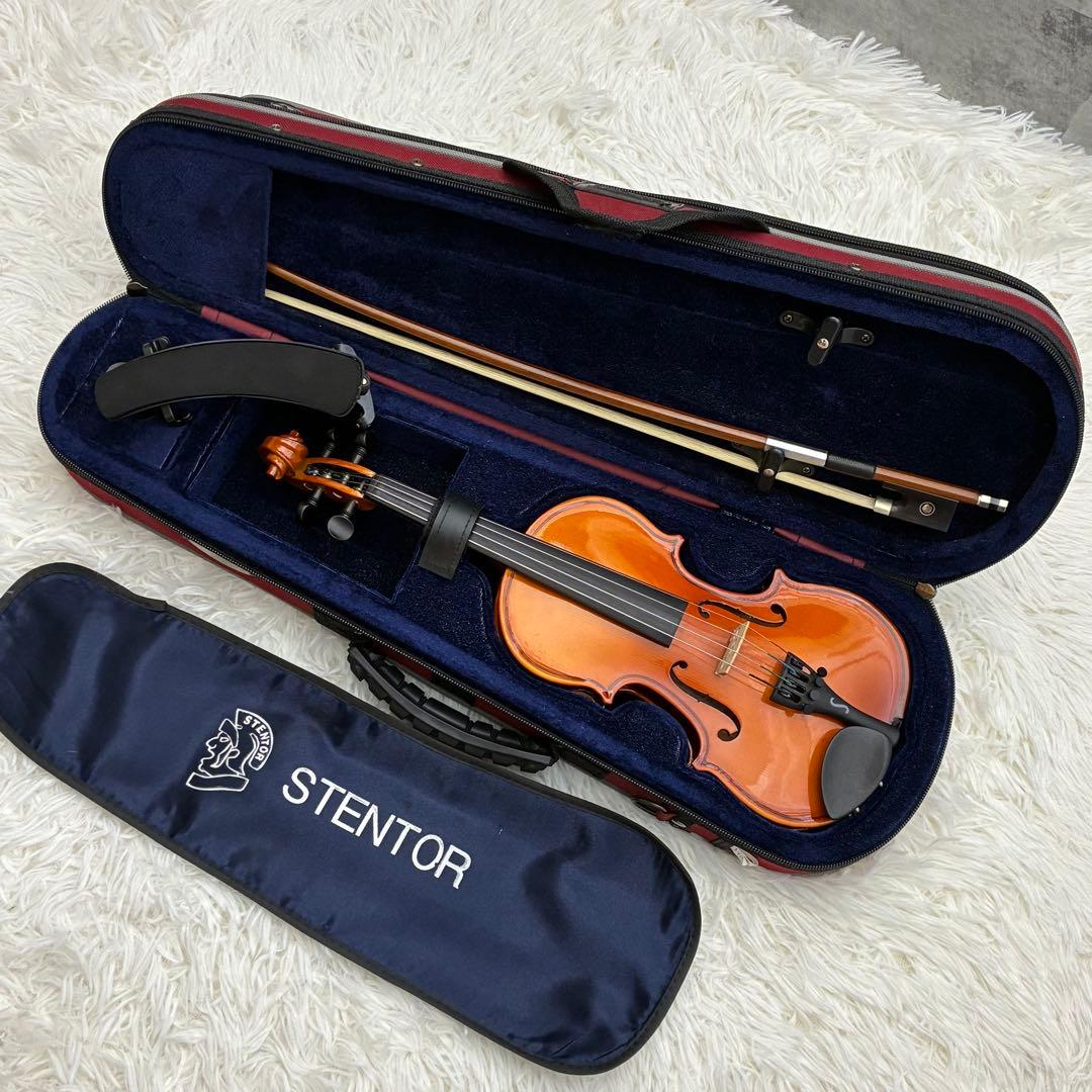 良品 STENTOR SV-180 ステンター 1/10バイオリン ケース付