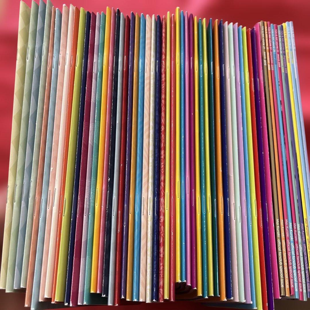 値下！倉木麻衣ファンクラブ会報誌おまとめvol.30〜85 ／56冊