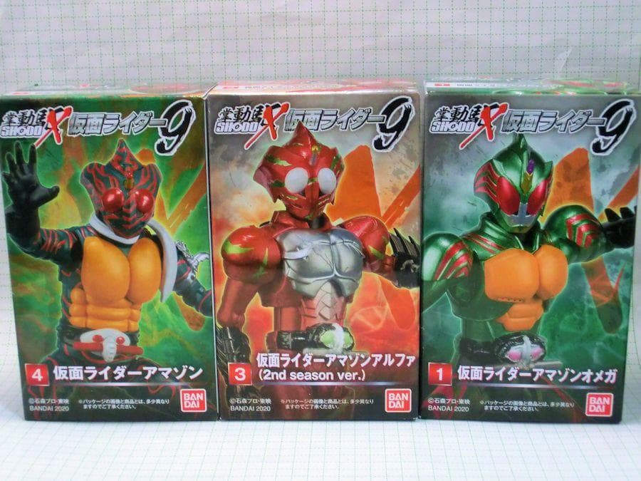 SHODO コンバージ 仮面ライダーアマゾン アマゾンズ まとめ セット