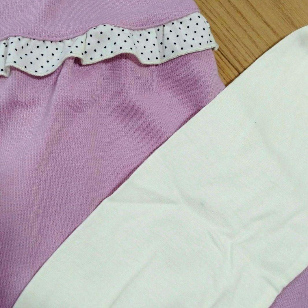 【うにゃ】ベイビーチアー ネコ襟トップス ＆ぶどうワンピース＆ブラウス