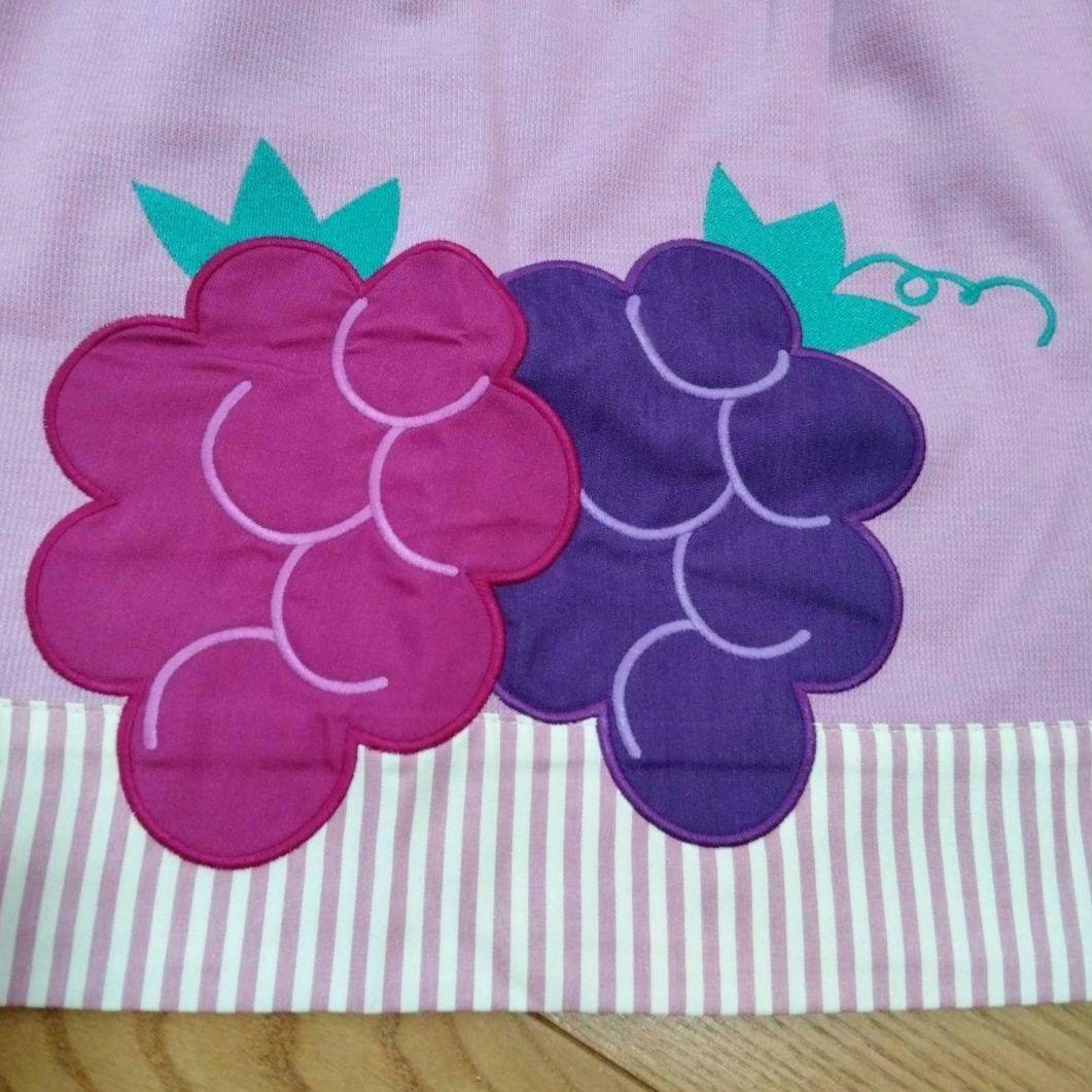 【うにゃ】ベイビーチアー ネコ襟トップス ＆ぶどうワンピース＆ブラウス