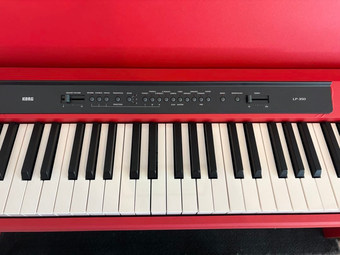 【直接引取】KORG コルグ　LP-350 電子ピアノ赤　88鍵盤　2010年製