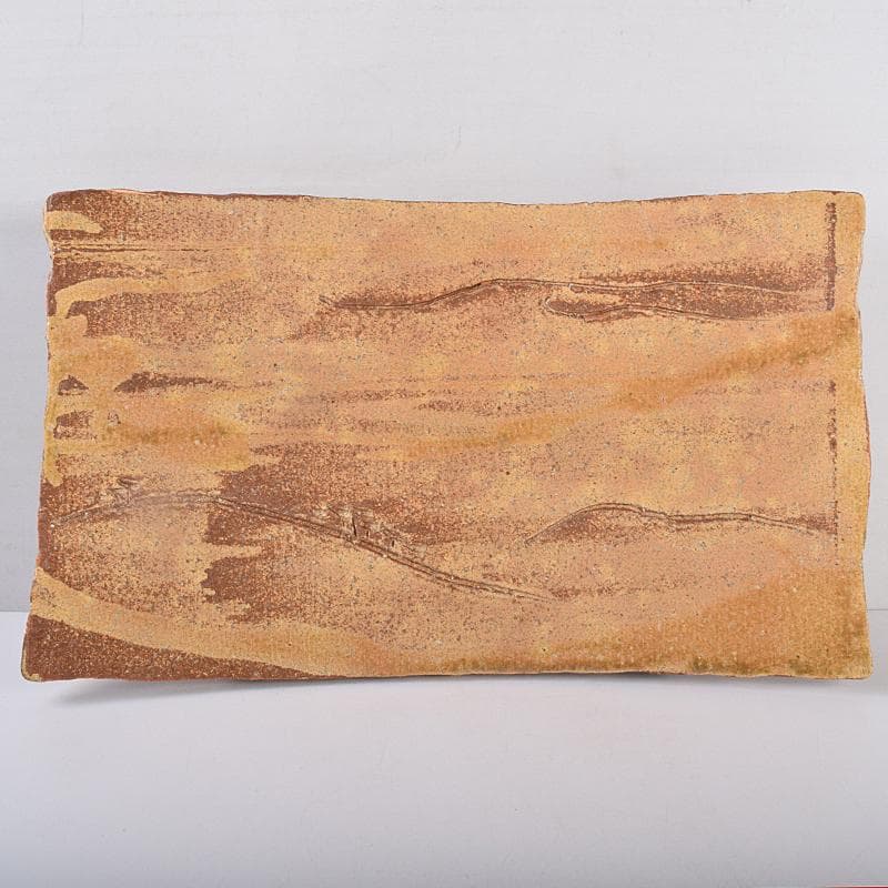 和食器　番浦史郎　釘彫文鉢　四方鉢　板皿　長方皿　五客　共箱　M　R8876B