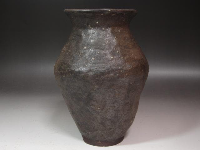 ★　古常滑花入　時代を感じる一品です★x419