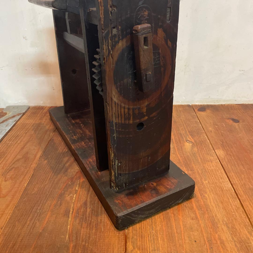 希少　年代物　木製　糸巻き機　本体　ヴィンテージ　古道具　古民家　当時物