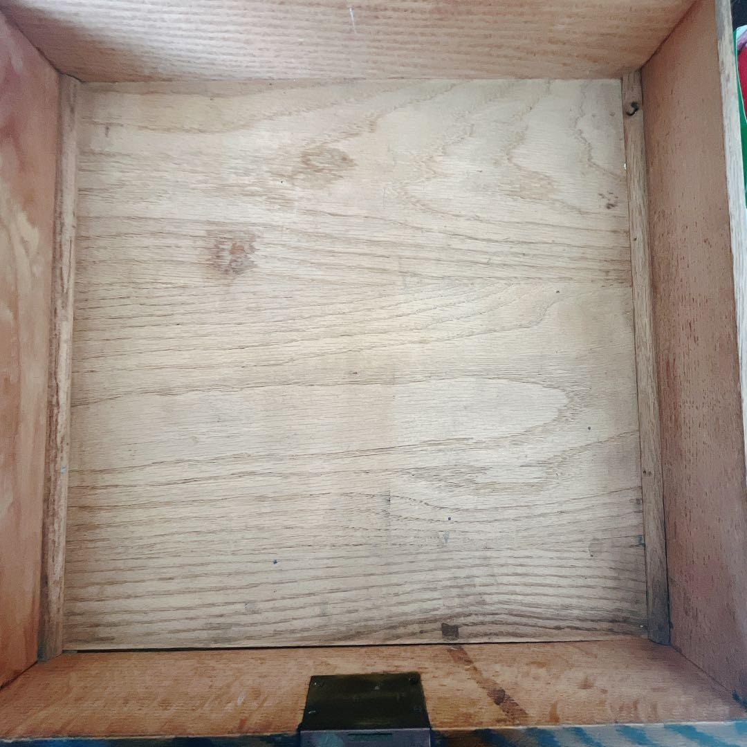 アンティーク 木製デスク 4引き出し