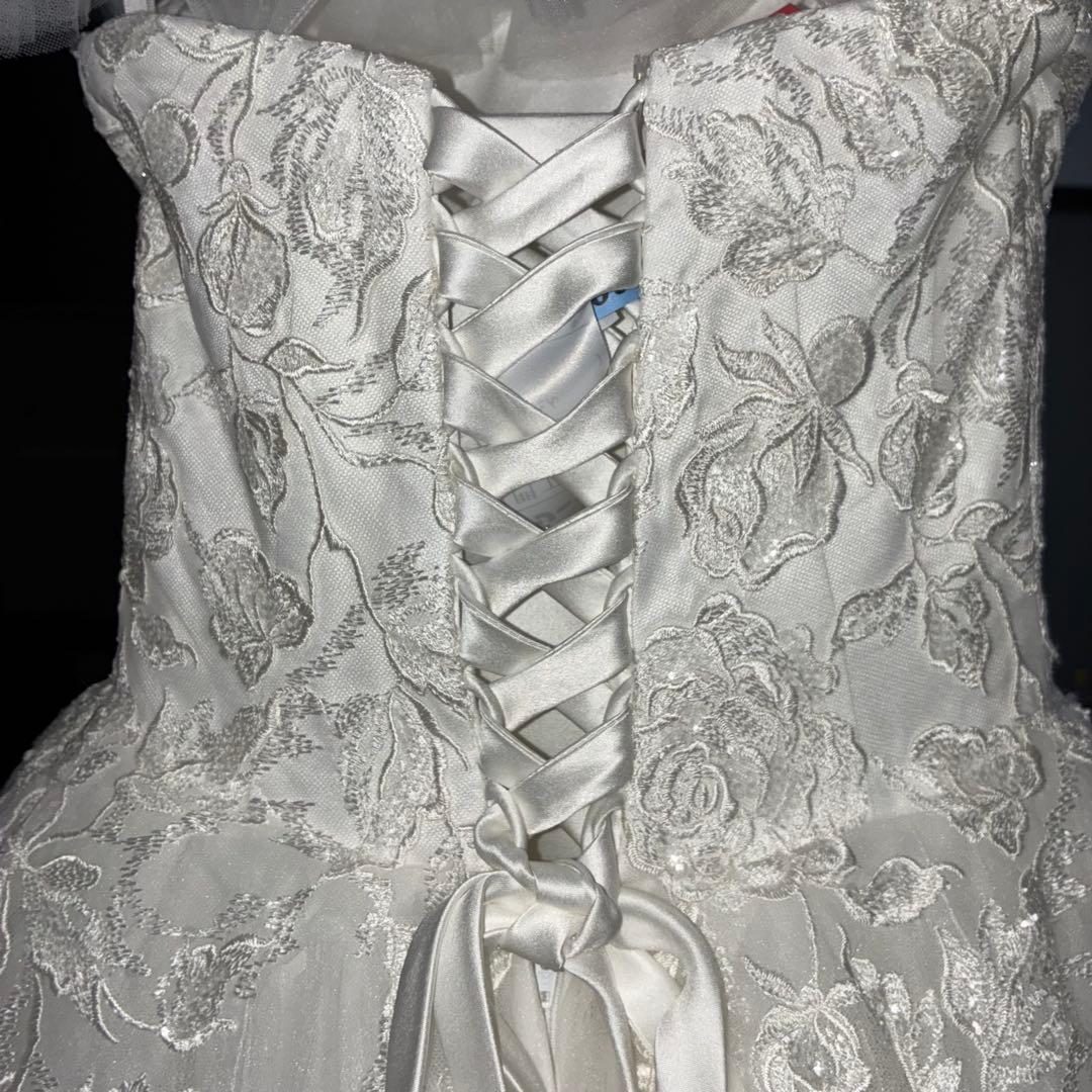 YNSウェディング オフショルダードレス